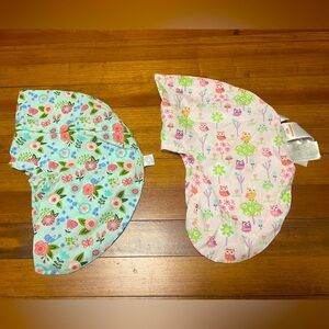 Boppy Covers — Pink Owl & Light Blue Floral